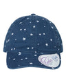 Women's Garment-Washed Fashion Print Cap