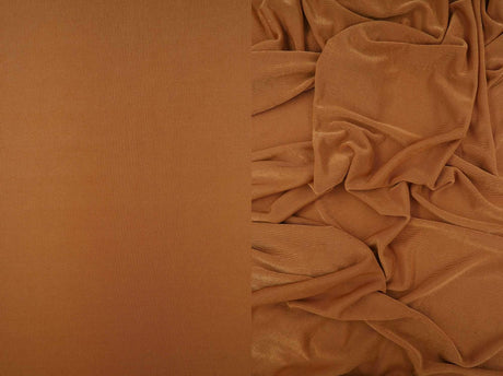 1 Yard Slinky Rib 1x1 Solid Knit Fabric 240 GSM, 52/54? Wide Polyester Spandex Blend