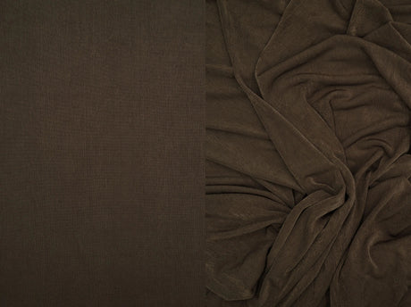 1 Yard Slinky Rib 1x1 Solid Knit Fabric 240 GSM, 52/54? Wide Polyester Spandex Blend