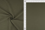Rib Solid Stretch Knit Fabric