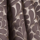 Dark Mocha Floral Home Decor Satin Brocade