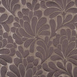 Dark Mocha Floral Home Decor Satin Brocade
