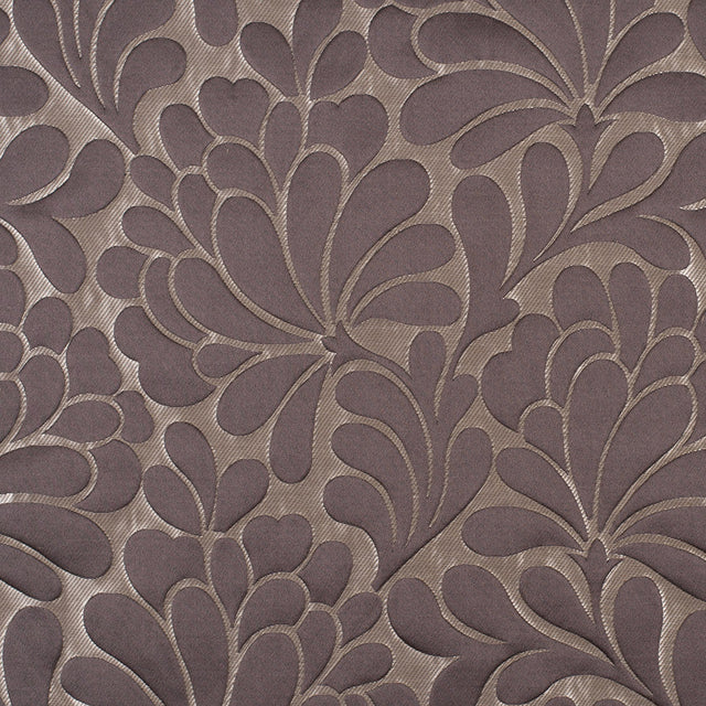 Dark Mocha Floral Home Decor Satin Brocade