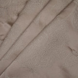Dark Beige and Light Beige Floral Satin Jaquard
