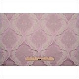 Lilac and Taupe Floral Satin Jacquard