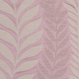 Pale Mauve Tone-on-Tone Leaves Satin Jacquard