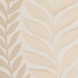 Beige and Light Beige Leafy Satin Jaquard