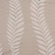 Taupe Tone-on-Tone Leaves Satin Jacquard