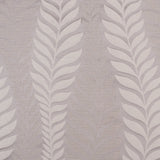 Silver Tone-on-Tone Leaves Satin Jacquard