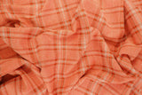 Double Knit Jacquard Plaid Stretch Fabric