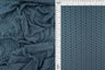 Honeycomb Knit Jacquard Solid Fabric Stretch Polyester Spandex 58/60 Inches Wide