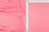 Honeycomb Knit Jacquard Solid Fabric 1 Yard Stretch Soft Durable 58/60" Wide