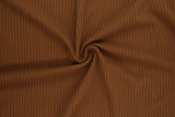 Rib Solid Stretch Knit Fabric