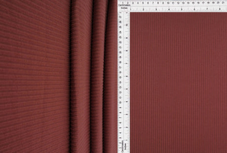 1 Yard 4x2 Yummy Rib Knit Fabric 170 GSM, 58/60? Wide Polyester Spandex Blend