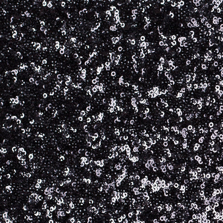 Mesh with Baby Sequins - Black