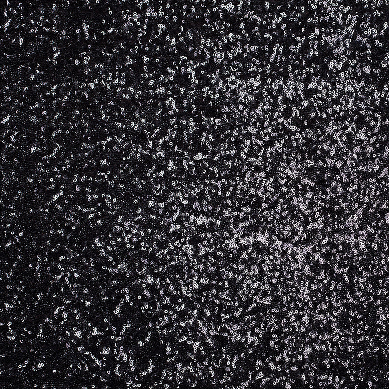 Mesh with Baby Sequins - Black