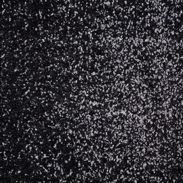 Mesh with Baby Sequins - Black