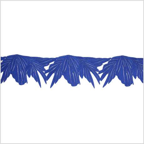 5" Metallic Royal Blue Lace Trim
