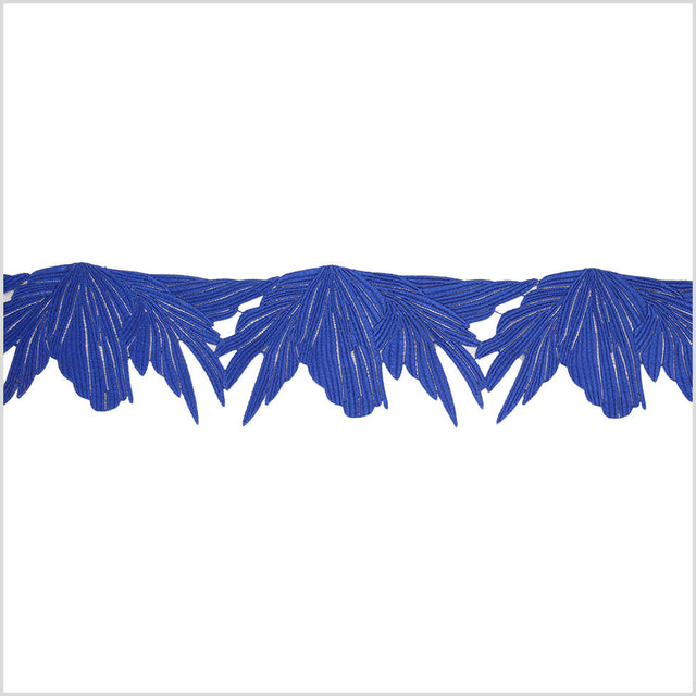 5" Metallic Royal Blue Lace Trim