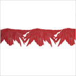5" Metallic Burgundy Red Lace Trim
