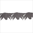 5" Metallic Gunmetal Lace Trim