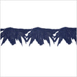 5" Metallic Dark Navy Lace Trim