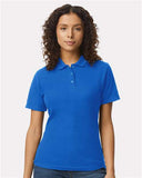 Gildan Softstyle Women’s Pique Polo Shirt - Slim Soft Cotton Fit