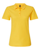 Gildan Softstyle Women’s Pique Polo Shirt - Slim Soft Cotton Fit