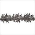 4" Metallic Forest Green Fancy Lace Trim