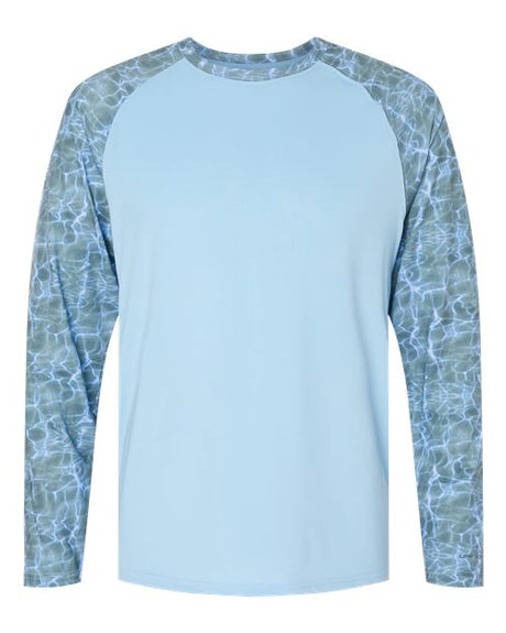 Men's Panama Colorblocked Long Sleeve Performance T-Shirt