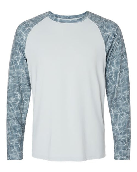 Men's Panama Colorblocked Long Sleeve Performance T-Shirt