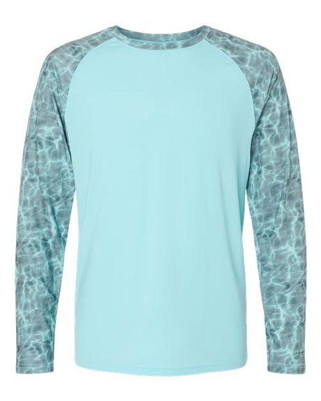 Men's Panama Colorblocked Long Sleeve Performance T-Shirt