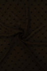 1 Yard Waffle Swiss Dot Chiffon Woven Fabric Textured Sheer Soft Drapery 59/60" Width