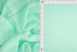 1 Yard Waffle Swiss Dot Chiffon Woven Fabric Textured Sheer Soft Drapery 59/60" Width