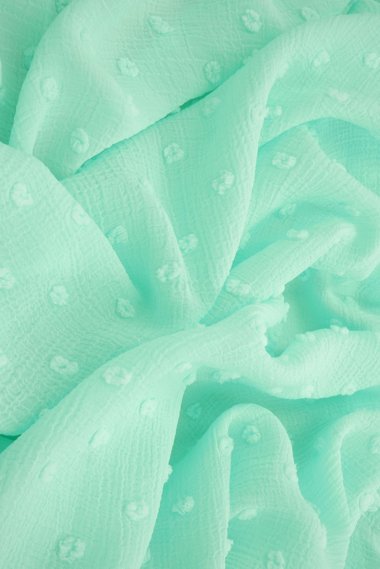 Swiss Dot Chiffon Woven Fabric