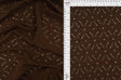 Eyelet Jacquard DTY Knit Brown Coco