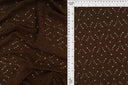 Eyelet Jacquard DTY Knit Brown Coco