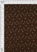 Eyelet Jacquard DTY Knit Brown Coco
