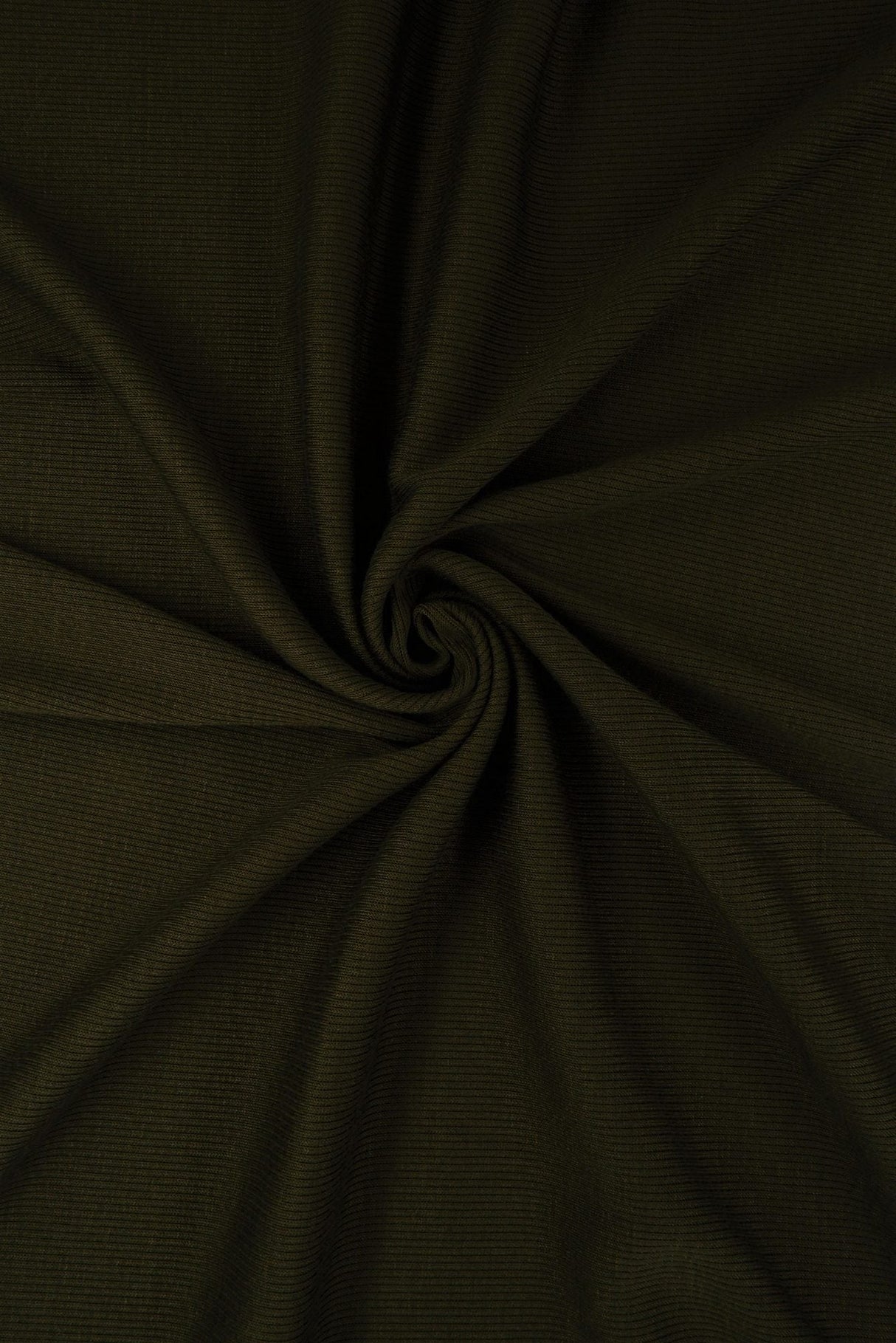 Rib Solid Stretch Knit Fabric
