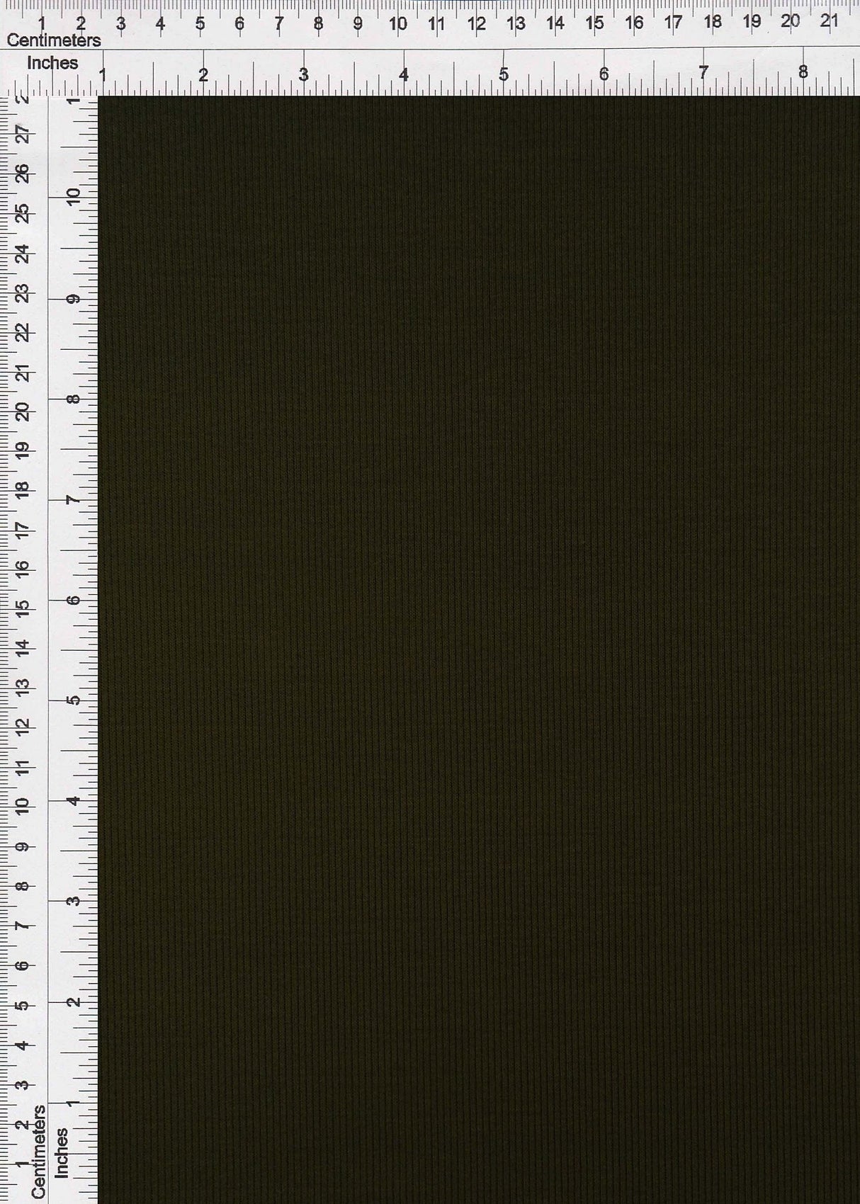 Rib Solid Stretch Knit Fabric
