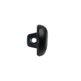 Italian Navy Top-Stitched Plastic Shank Back Button - 24L/15mm