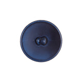 Italian Navy Top-Stitched Plastic Shank Back Button - 36L/23mm