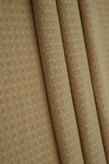Waffle Stretch Knit Fabric Solid