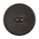 Italian Dark Green Plastic Shank Back Button - 54L/34mm