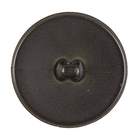Italian Dark Green Plastic Shank Back Button - 54L/34mm