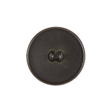 Italian Dark Green Top-Stitched Plastic Shank Back Button - 36L/23mm