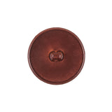 Italian Dark Brown Top-Stitched Plastic Shank Back Button - 36L/23mm