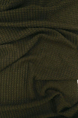 Stretch Waffle Knit Fabric Solid Colors
