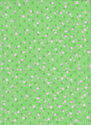 Chiffon Swiss Dot Ditsy Floral Green