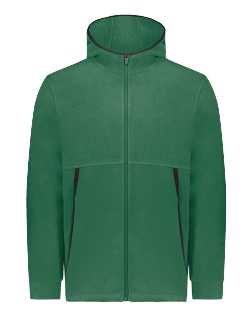 Unisex Eco Revive Polar Fleece Hooded Full-Zip Jacket